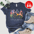 Wild Flowers Grow Tee - Heather Navy - 15 product image 1