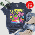 Learning Is My Jam Tee - Heather Navy - 15 product image 1