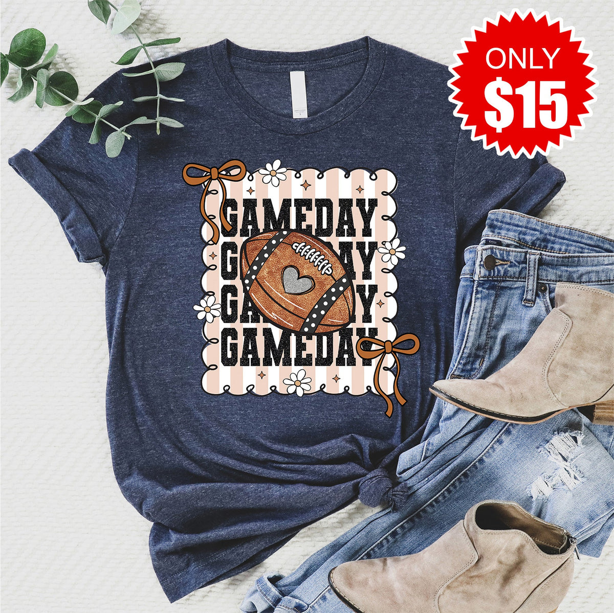 Game Day Tee - Heather Navy - 15 product image 1