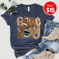 Game Day Leopard Tee - Heather Navy - 15 product image 1