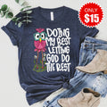 Doing My Best Tee - Heather Navy - 15 product image 1