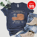 Normal Isn't Coming Back Tee - Heather Navy - 15 product image 1