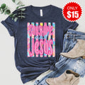 Sunshine and Jesus Tee - Heather Navy - 15 product image 1