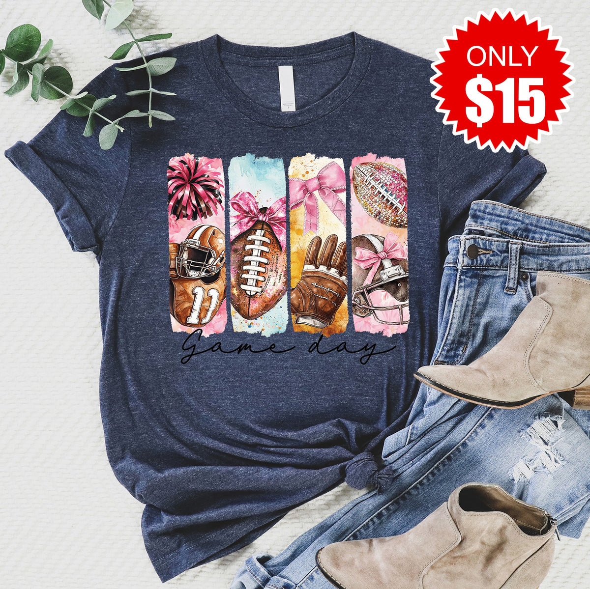 Game Day Tee - Heather Navy - 15 product image 1