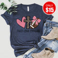 Faith Love Football Tee - Heather Navy - 15 product image 1