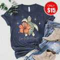 Live In The Moment Tee - Heather Navy - 15 product image 1