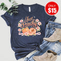 Just Peachy Tee - Heather Navy - 15 product image 1