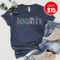 Teach Tee - Heather Navy - 15 product image 1
