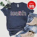 Teach Tee - Heather Navy - 15 product image 1