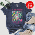 He Leads Me Tee - Heather Navy - 15 product image 1