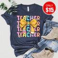 Teacher Tee - Heather Navy - 15 product image 1