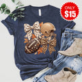Football Tee - Heather Navy - 15 product image 1