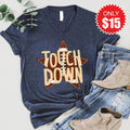 Touch Down Star V-Neck - Heather Navy - 15