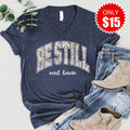 Be Still V-Neck - Heather Navy - 15