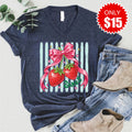 Sweet V-Neck - Heather Navy - 15