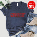 God's Country V-Neck - Heather Navy - 15