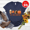 Tis The Season V-Neck - Heather Navy - 15