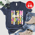 Make A Difference V-Neck - Heather Navy - 15