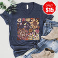 Created with a Purpose V-Neck - Heather Navy - 15