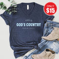 God's Country V-Neck - Heather Navy - 15