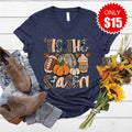 Tis The Season V-Neck - Heather Navy - 15