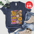 Kind Words Are Like Honey V-Neck - Heather Navy - 15