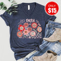 It's Okay V-Neck - Heather Navy - 15