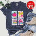 Back To School V-Neck - Heather Navy - 15