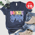 Just Grateful V-Neck - Heather Navy - 15