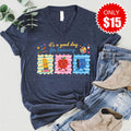 Good Day V-Neck - Heather Navy - 15