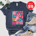 Work Of Heart V-Neck - Heather Navy - 15