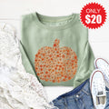 Pumpkin Sweatshirt - Heather Sage - 20 product image 1