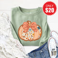 Pumpkin Sweatshirt - Heather Sage - 20 product image 1