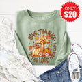 Give Thanks Sweatshirt - Heather Sage - 20 product image 1
