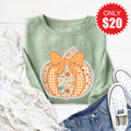 Pumpkin Sweatshirt - Heather Sage - 20 product image 1