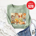 Fall Vibes Sweatshirt - Heather Sage - 20 product image 1