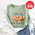 Just a Girl Sweatshirt - Heather Sage - 20 product image 1