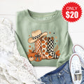 Fall Boots Sweatshirt - Heather Sage - 20 product image 1