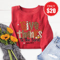 Give Thanks Sweatshirt - Heather Scarlet - 20 product image 1