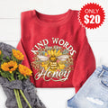 Kind Words Sweatshirt - Heather Scarlet - 20 product image 1