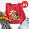 Fall Boots Sweatshirt - Heather Scarlet - 20 product image 1