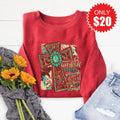 Through Christ Sweatshirt - Heather Scarlet - 20 product image 1