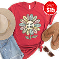 God Says You Are Tee - Heather Scarlet - 15 product image 1