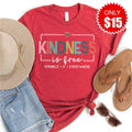 Kindness Is Free Tee - Heather Scarlet - 15 product image 1