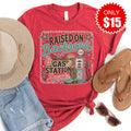 Raised On Backroads Tee - Heather Scarlet - 15 product image 1