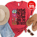 Doing My Best Tee - Heather Scarlet - 15 product image 1