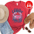 Don't be Crabby Tee - Heather Scarlet - 15 product image 1