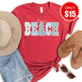 Beach Tee - Heather Scarlet - 15 product image 1