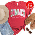 Summer Vibes Tee - Heather Scarlet - 15 product image 1