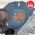 Normal Isn't Coming Back Tee - Heather Slate - 15 product image 1